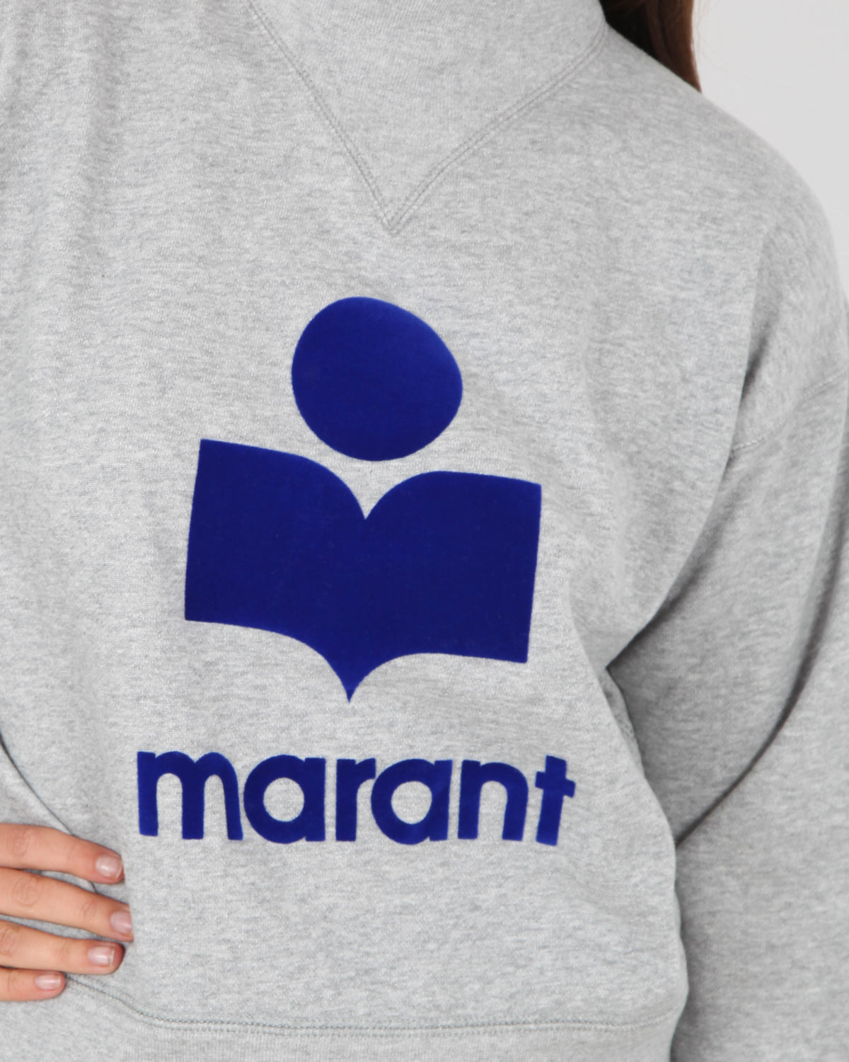 Pull Isabelle Marant - Gris Logo Bleu