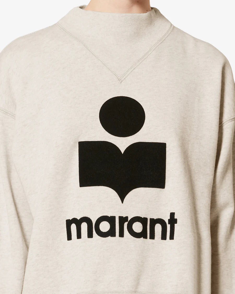 Pull Isabelle Marant - Beige Logo Noir