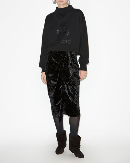 Pull Isabelle Marant - Noir Logo Pailletée