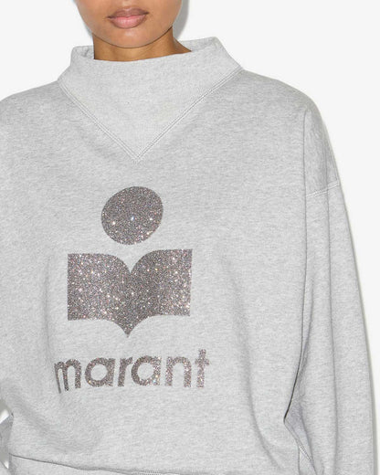 Pull Isabelle Marant - Gris Logo Pailletée