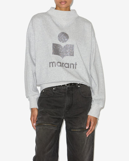 Pull Isabelle Marant - Gris Logo Pailletée