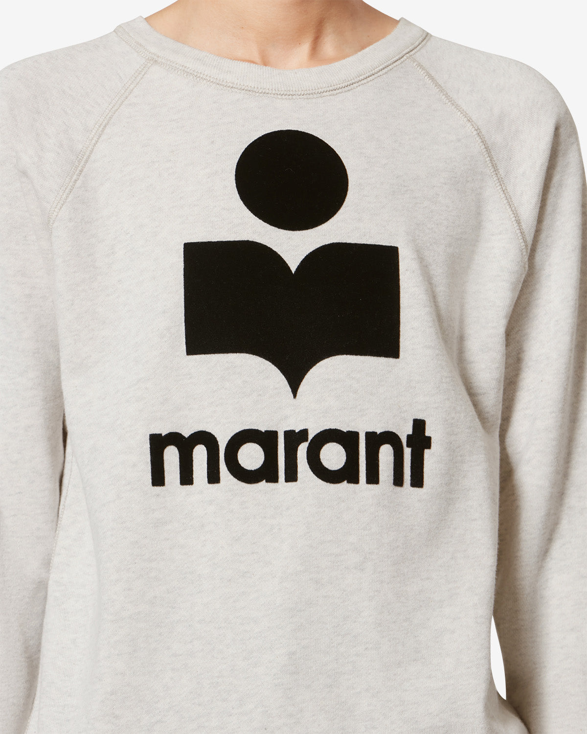 Pull Isabelle Marant - Gris Logo Noir