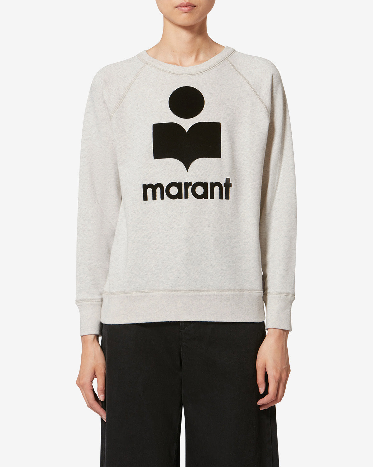 Pull Isabelle Marant - Gris Logo Noir