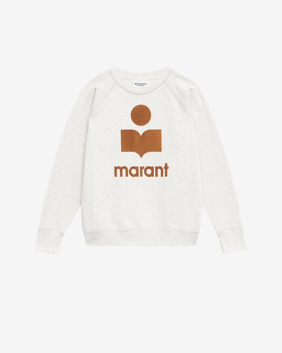 Pull Isabelle Marant - Blanc Logo Caramel