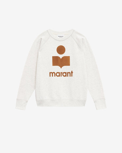 Pull Isabelle Marant - Blanc Logo Caramel