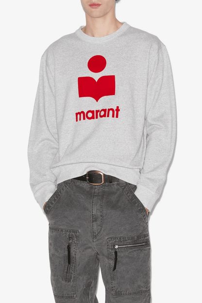 Pull Isabelle Marant - Gris Logo Rouge